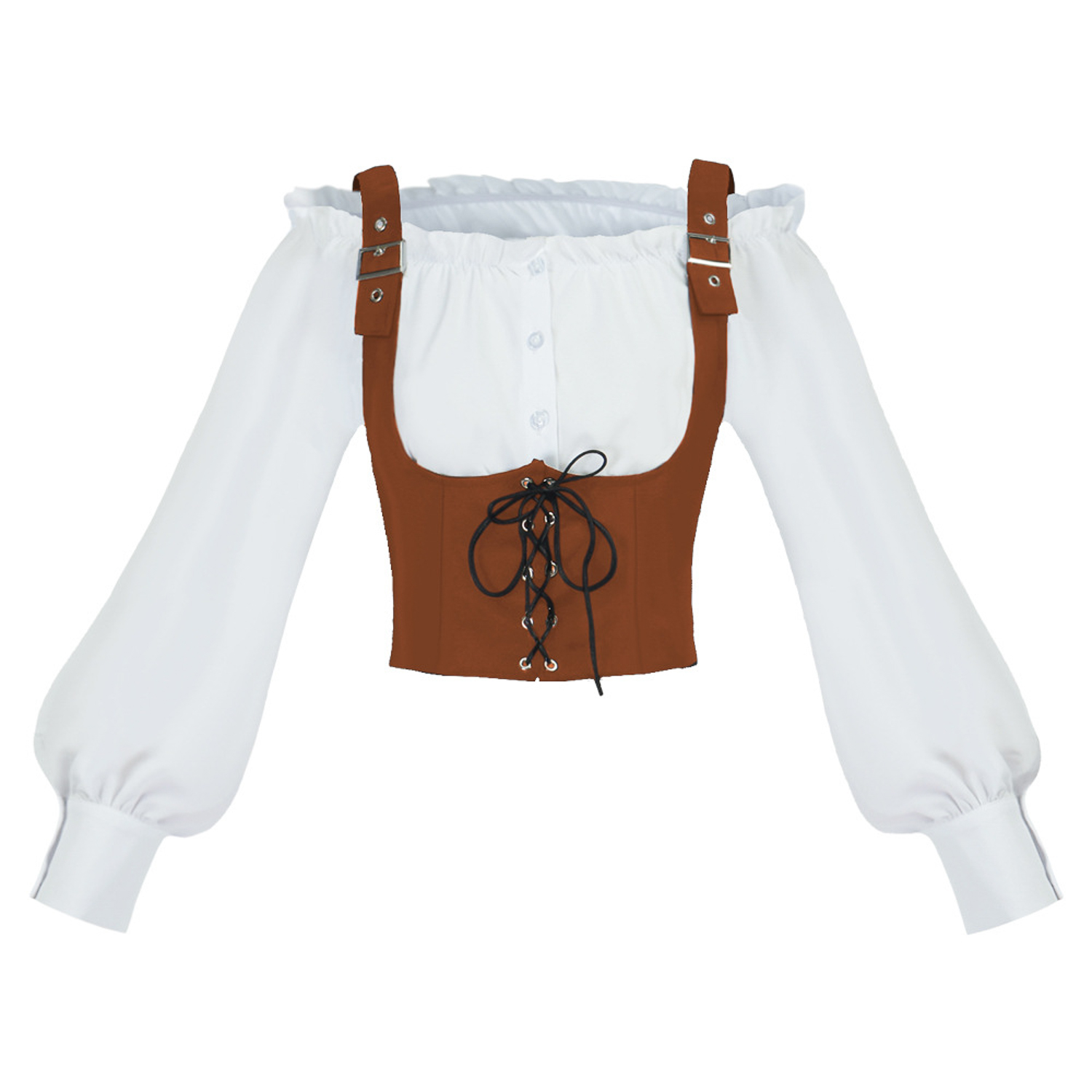 Setelan Kostum Renaissance 2 P - Blouses ulasan dan harga