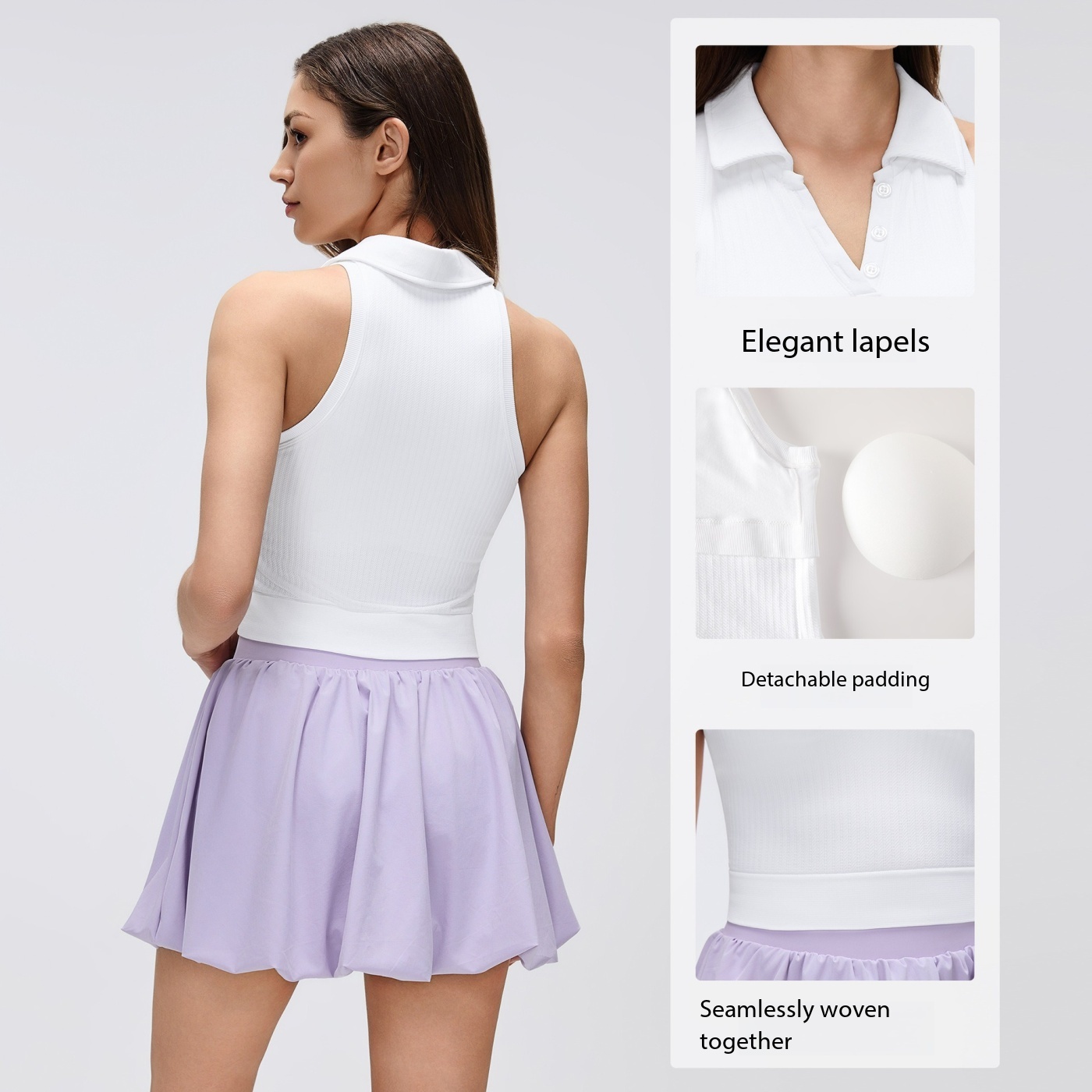 Tank Top Olahraga Wanita Model - Seamless Ribbed Workout Tank Top ulasan dan harga