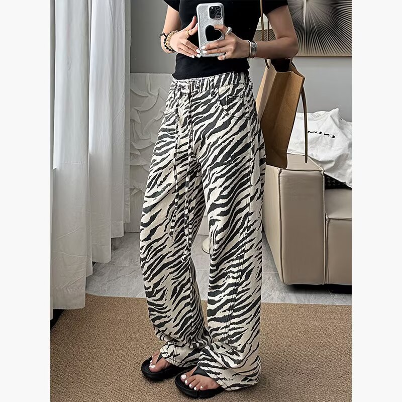 Celana Jeans Wanita Motif Zebr - Jeans ulasan dan harga